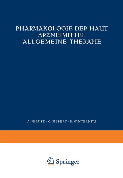 Produktbild: Pharmakologie der Haut Arzneimittel Allgemeine Therapie