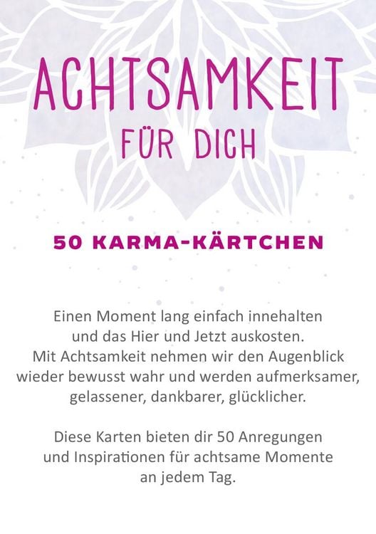 Produktbild: Achtsamkeit f&uuml;r dich