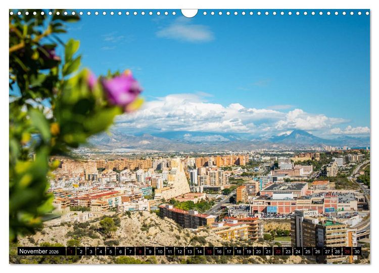Produktbild: ALICANTE INSIDE - Monatskalender &uuml;ber die Stadt Alicante (Wandkalender 2026 DIN A3 quer), CALVENDO Monatskalender