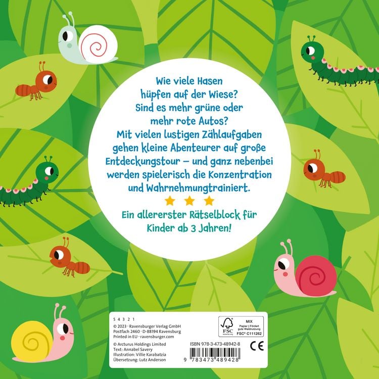 Produktbild: Mein allererster R&auml;tselblock: Z&auml;hlen