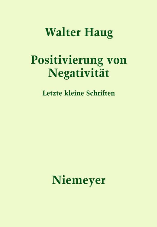Produktbild: Positivierung von Negativit&auml;t