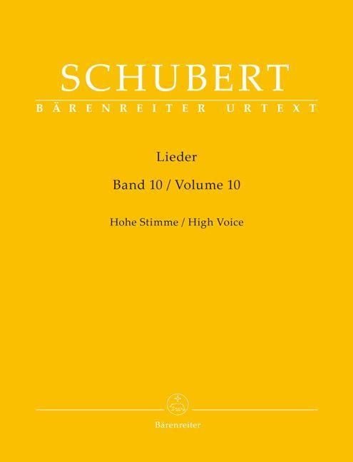 Bild vom Artikel Lieder, Band 10 für hohe Stimme vom Autor Franz Schubert