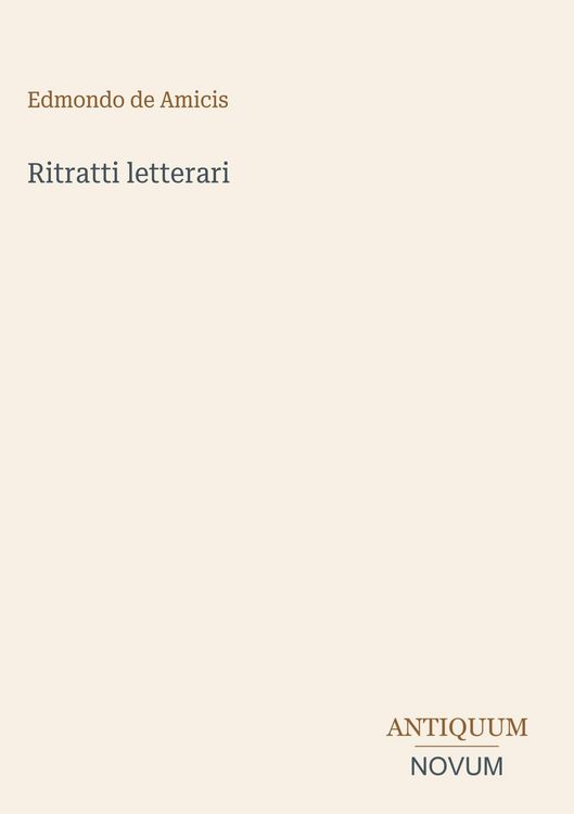 Produktbild: Ritratti letterari