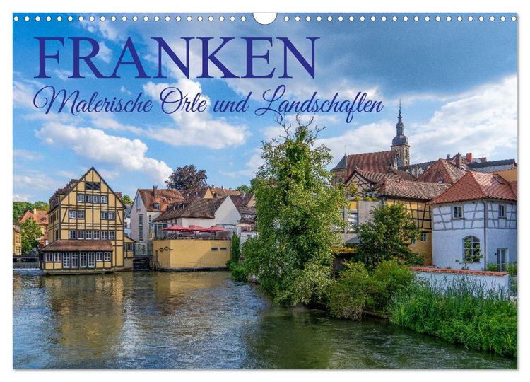 Produktbild: Franken - Malerische Orte und Landschaften (Wandkalender 2026 DIN A3 quer), CALVENDO Monatskalender