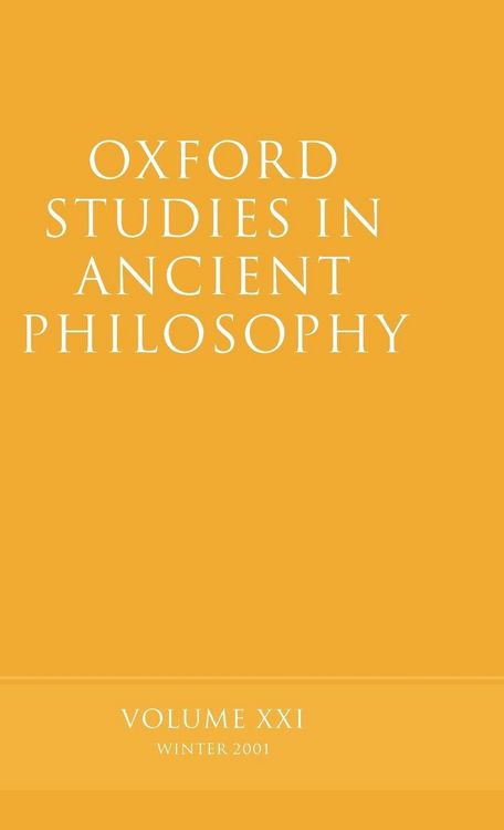 Produktbild: Oxford Studies in Ancient Philosophy