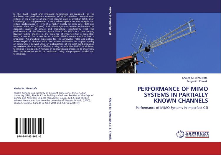 Produktbild: Performance Of Mimo Systems in Partially Known Channels