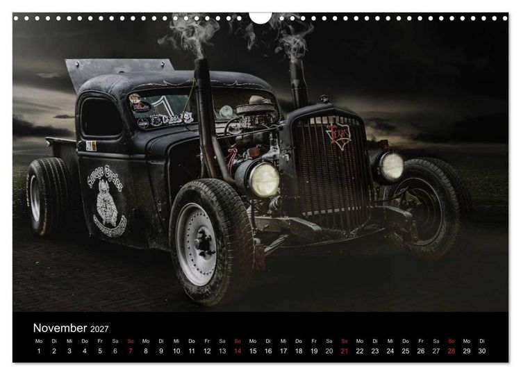 Produktbild: Au&szlig;ergew&ouml;hnliche Autos - Hot Rods (Wandkalender 2027 DIN A3 quer), CALVENDO Monatskalender