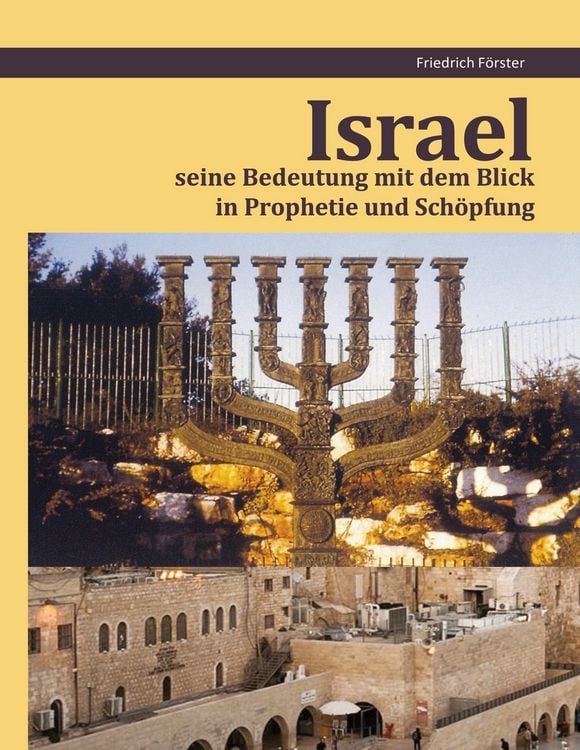 Produktbild: Israel seine Bedeutung mit dem Blick in Prophetie und Sch&ouml;pfung