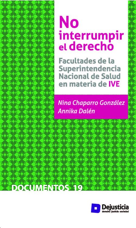 Produktbild: No interrumpir el derecho