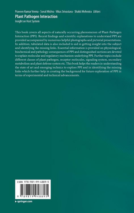 Produktbild: Plant Pathogen Interaction