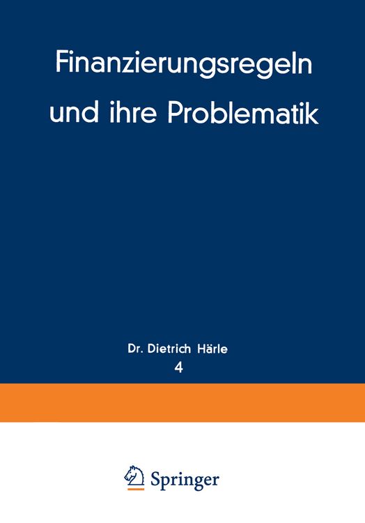 Produktbild: Finanzierungsregeln und ihre Problematik