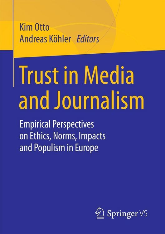 Produktbild: Trust in Media and Journalism