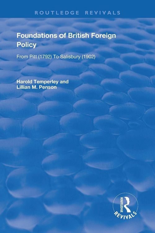 Produktbild: Foundations of British Foreign Policy