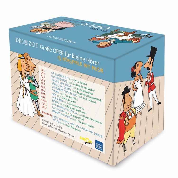 Produktbild: Gro&szlig;e Oper f&uuml;r kleine H&ouml;rer Die ZEIT-Edition (13 CDs)