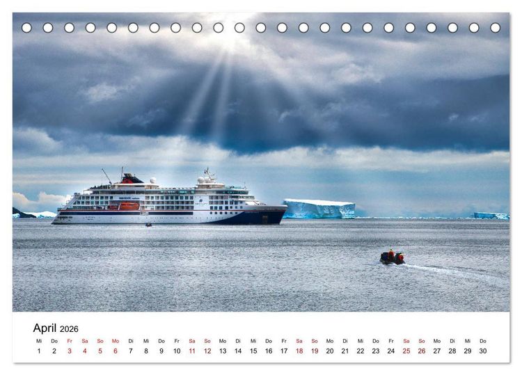Produktbild: HANSEATIC nature (Tischkalender 2026 DIN A5 quer), CALVENDO Monatskalender