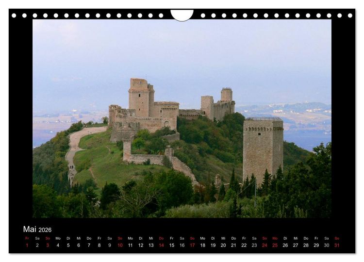 Produktbild: Auf den Spuren des Hl. Franziskus (Wandkalender 2026 DIN A4 quer), CALVENDO Monatskalender