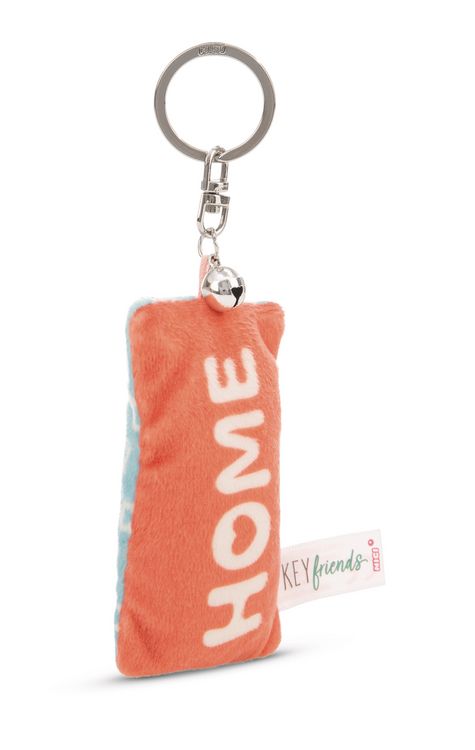 Produktbild: Schl&uuml;sselanh&auml;nger Mini Pl&uuml;schkissen Home m. Gl&ouml;ckchen