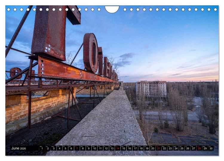 Produktbild: Chernobyl - The exclusion zone (Wall Calendar 2026 DIN A4 landscape), CALVENDO 12 Month Wall Calendar
