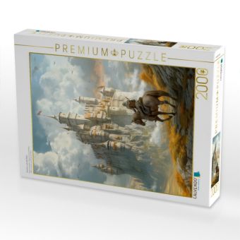 Produktbild: CALVENDO Puzzle Drachen und edle Ritter | 2000 Teile Lege-Gr&ouml;&szlig;e 90x67cm Foto-Puzzle f&uuml;r gl&uuml;ckliche Stunden