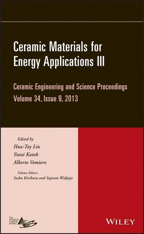 Produktbild: Ceramic Materials for Energy Applications III, Volume 34, Issue 9