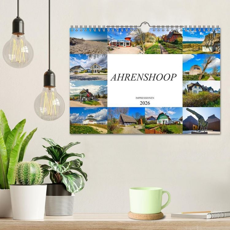 Produktbild: Ahrenshoop Impressionen (Wandkalender 2026 DIN A4 quer), CALVENDO Monatskalender