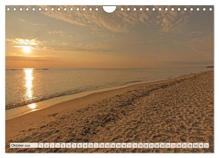 Produktbild: Urlaubsparadies R&uuml;gen (Wandkalender 2026 DIN A4 quer), CALVENDO Monatskalender