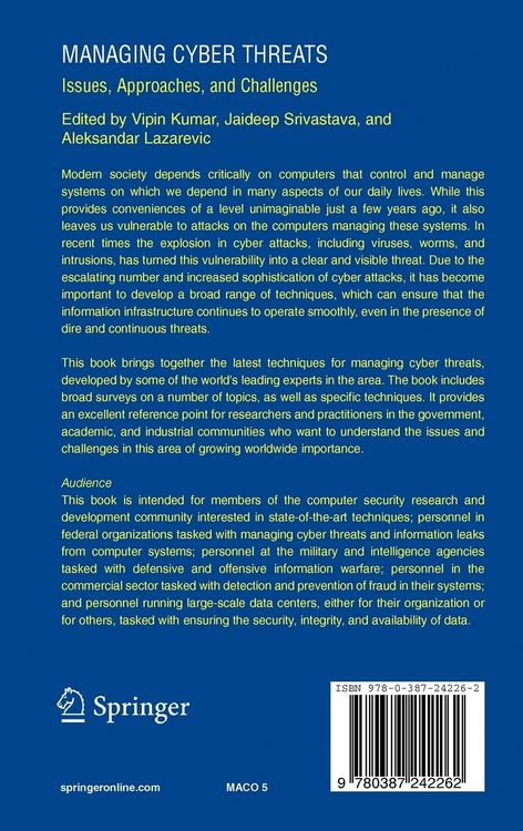 Produktbild: Managing Cyber Threats
