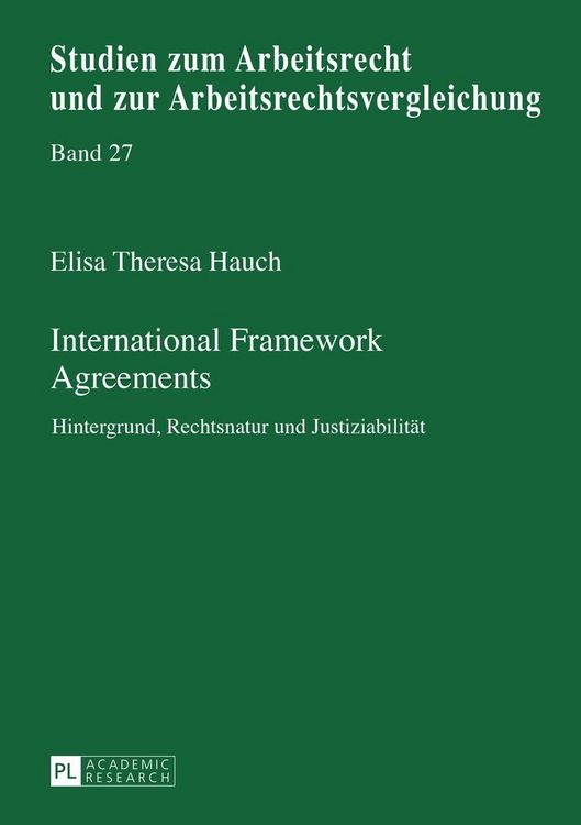 Produktbild: International Framework Agreements