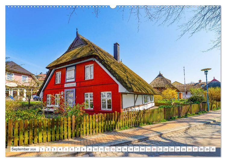Produktbild: Wustrow Impressionen (hochwertiger Premium Wandkalender 2026 DIN A2 quer), Kunstdruck in Hochglanz