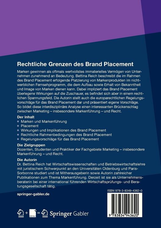 Produktbild: Rechtliche Grenzen des Brand Placement