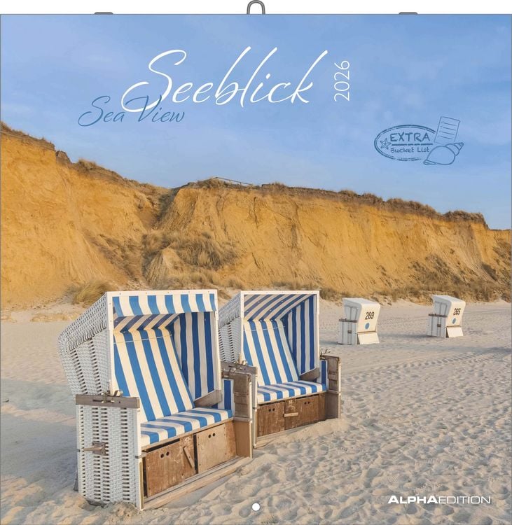 Bild vom Artikel Seeblick 2026 - Broschürenkalender 30x30 cm (30x60 geöffnet) - Kalender mit Platz für Notizen - Sea View - Bildkalender - Wandplaner - Wandkalender vom Autor Alpha Edition