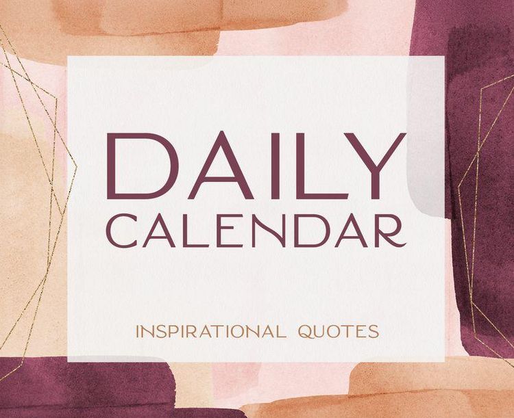 Produktbild: Inspirational Quotes Perpetual Box Calendar