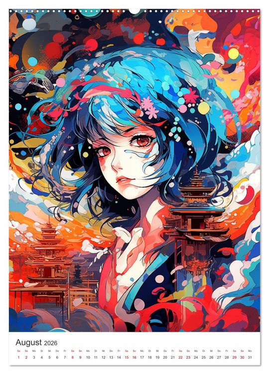 Produktbild: Manga Style (hochwertiger Premium Wandkalender 2026 DIN A2 hoch), Kunstdruck in Hochglanz