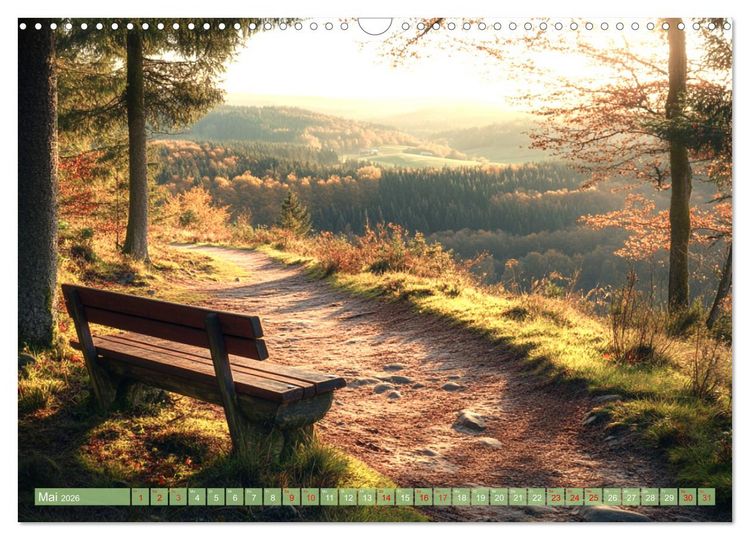 Produktbild: Wandergl&uuml;ck - Momente der Freiheit in der Natur (Wandkalender 2026 DIN A3 quer), CALVENDO Monatskalender