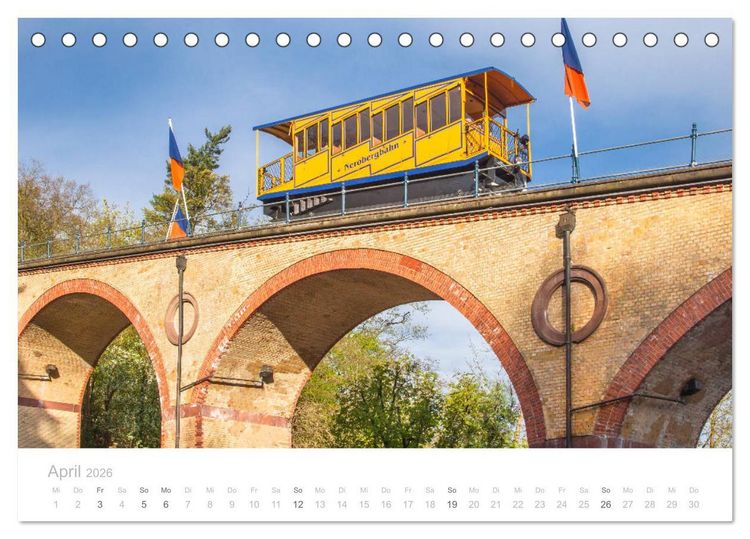 Produktbild: Bus, Bahn und Co. - Faszinierende Fahrzeuge (Tischkalender 2026 DIN A5 quer), CALVENDO Monatskalender