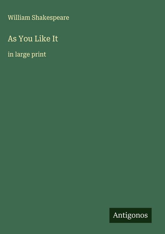 Produktbild: As You Like It