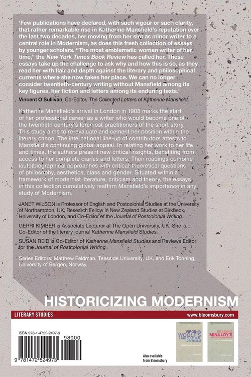 Produktbild: Katherine Mansfield and Literary Modernism