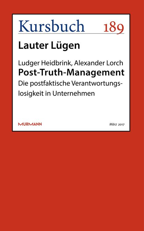 Produktbild: Post-Truth-Management