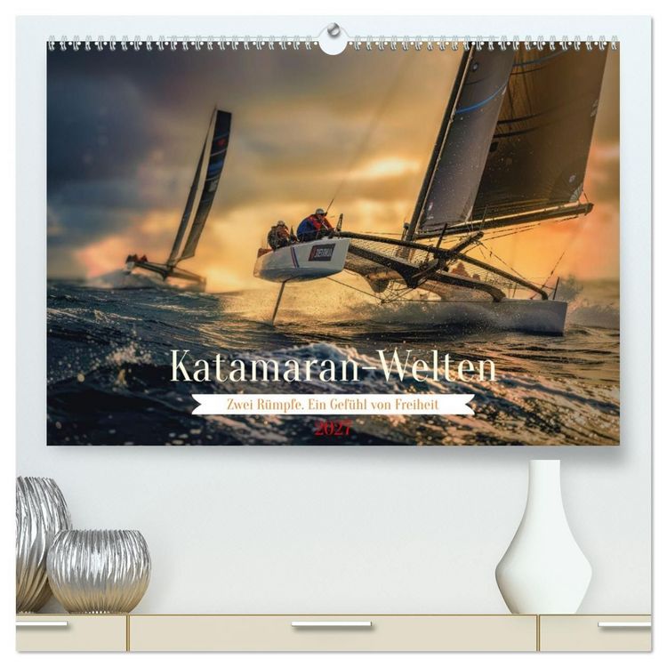 Produktbild: Katamaran-Welten (hochwertiger Premium Wandkalender 2027 DIN A2 quer), Kunstdruck in Hochglanz