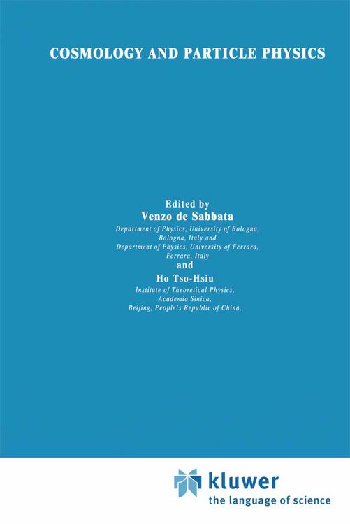 Produktbild: Cosmology and Particle Physics