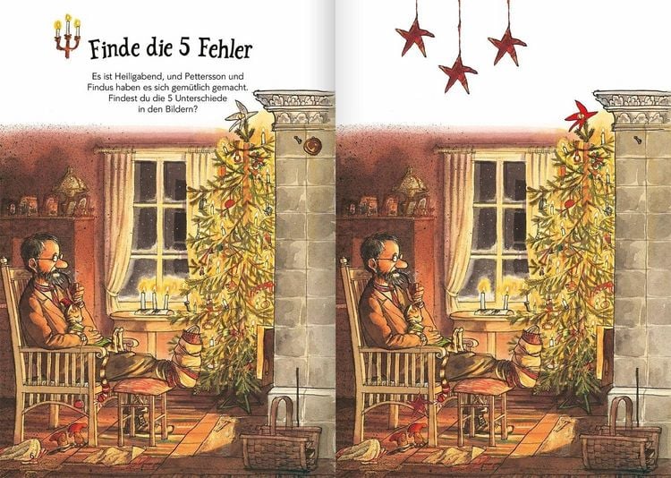Produktbild: Pettersson und Findus. Lustige Weihnachtsr&auml;tsel