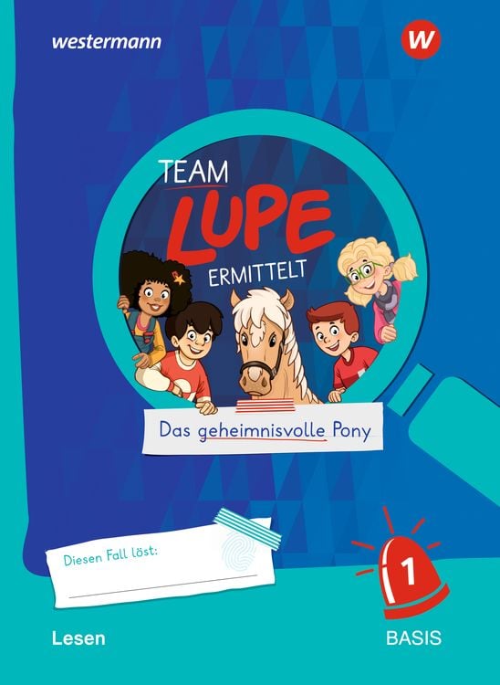 Produktbild: TEAM LUPE ERMITTELT - Übungshefte. Lesen 1. BASIS