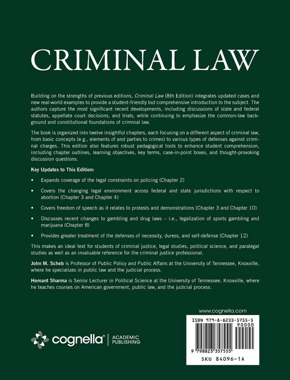 Produktbild: Criminal Law