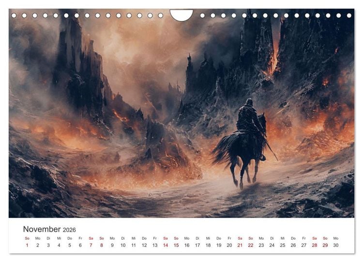 Produktbild: Das Reich der fl&uuml;sternden Schatten (Wandkalender 2026 DIN A4 quer), CALVENDO Monatskalender