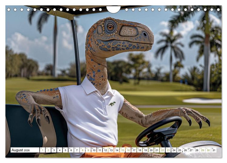 Produktbild: Reiche Dinos. Sie leben &ndash; im Luxus. (Wandkalender 2026 DIN A4 quer), CALVENDO Monatskalender