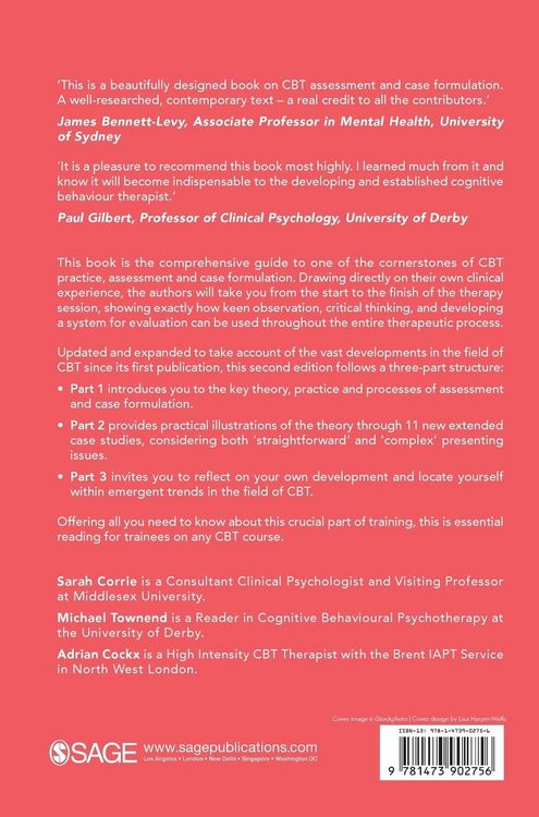 Produktbild: Assessment and Case Formulation in Cognitive Behavioural Therapy