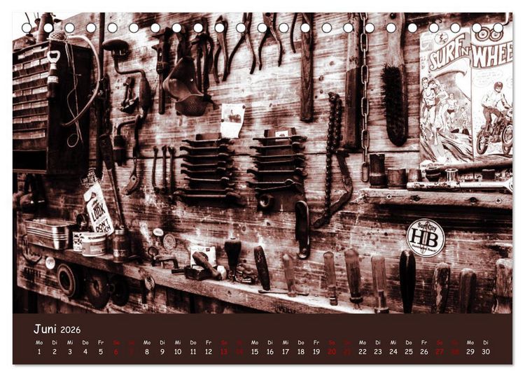 Produktbild: Custombikes 2026 (Tischkalender 2026 DIN A5 quer), CALVENDO Monatskalender