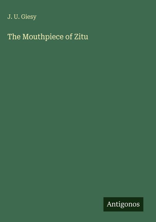 Produktbild: The Mouthpiece of Zitu