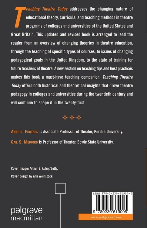 Produktbild: Teaching Theatre Today: Pedagogical Views of Theatre in Higher Education