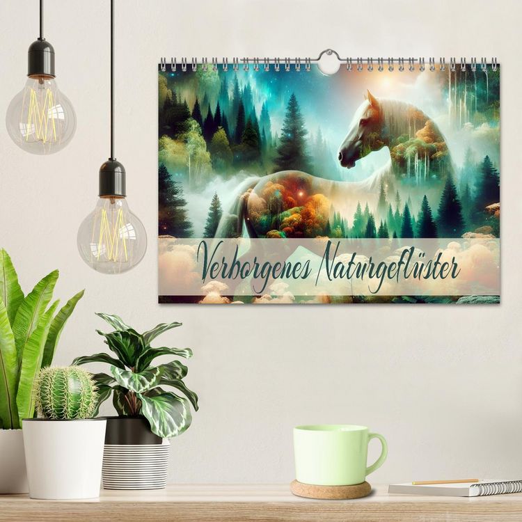 Produktbild: Verborgenes Naturgefl&uuml;ster (Wandkalender 2026 DIN A4 quer), CALVENDO Monatskalender